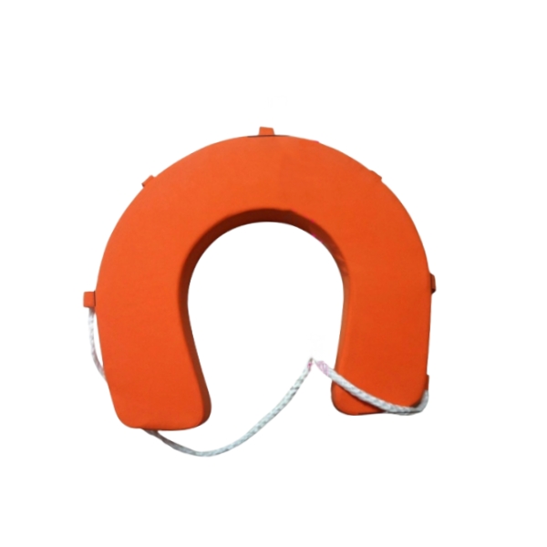 Marine Safety Lifesaving Equipment Flexible Foam Filled Horseshoe Life Buoy